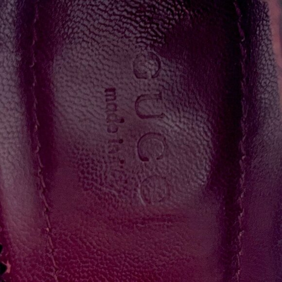 Gucci by Tom Ford Red Ostrich Pointed Toe Pumps size 7 - Picture 10 of 10